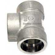 1 ½ x 1 3000 A/SA182 F304/F30 1L Stainless Steel SW Tee Reducer 3000 PSI 