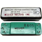 Midland Ross Mercury Wetted Contact Standard Relay, 159-111 RA2, 017-20006