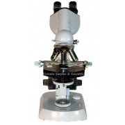 Carl Zeiss 392560-9001 Binocular Head on Einbau-Trafo Microscope Body with Built-in Lamp, Eyepieces & Objectives