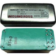 Midland Ross 48V Mercury Wetted Contact Latching Relay, 628-0054, 17-200014